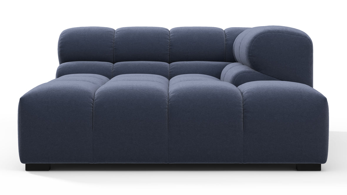 Tufty - Tufty Module, Deep Right Corner Half, Royal Blue Wool