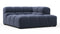 Tufty - Tufty Module, Deep Right Corner Half, Royal Blue Wool