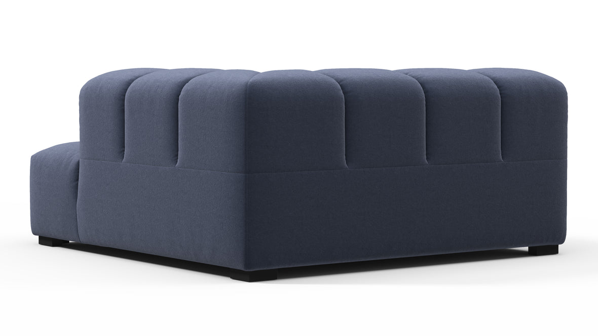 Tufty - Tufty Module, Deep Right Corner Half, Royal Blue Wool