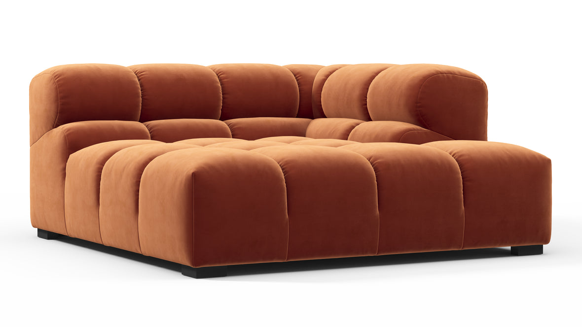 Tufty - Tufty Module, Deep Right Corner Half, Spice Velvet