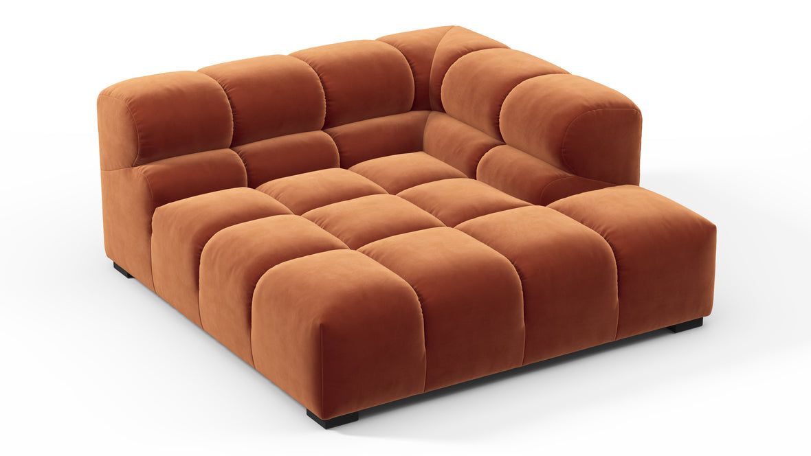 Tufty - Tufty Module, Deep Right Corner Half, Spice Velvet