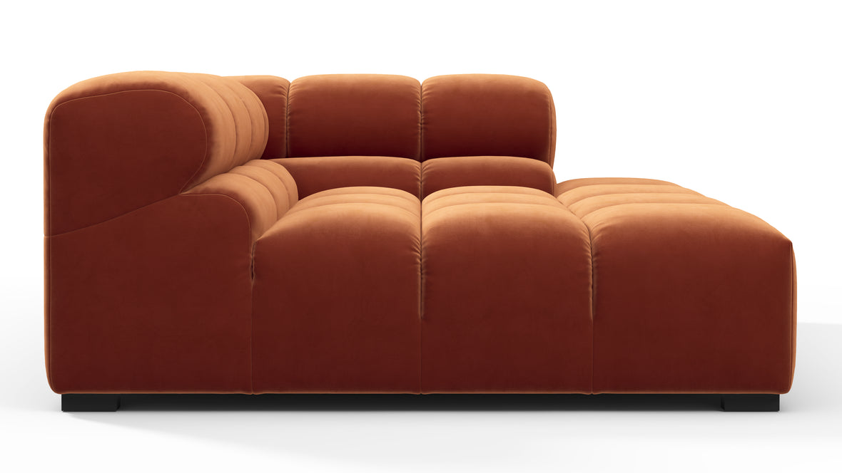 Tufty - Tufty Module, Deep Right Corner Half, Spice Velvet