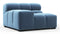 Tufty - Tufty Module, Left Arm, Aegean Blue Velvet