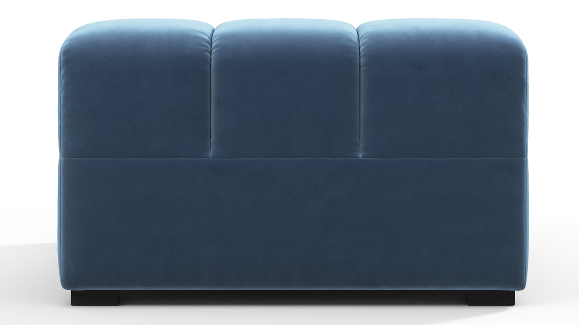 Tufty - Tufty Module, Left Arm, Aegean Blue Velvet