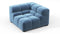 Tufty - Tufty Module, Right Corner, Aegean Blue Velvet
