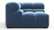 Tufty - Tufty Module, Left Corner, Aegean Blue Velvet
