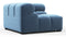 Tufty - Tufty Module, Left Corner, Aegean Blue Velvet