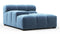 Tufty - Tufty Module, Deep Left Arm, Aegean Blue Velvet