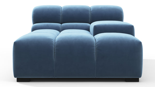Tufty - Tufty Module, Deep Right Arm, Aegean Blue Velvet