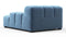 Tufty - Tufty Module, Deep Right Arm, Aegean Blue Velvet