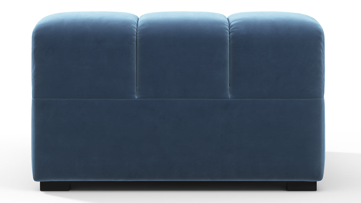 Tufty - Tufty Module, Deep Right Arm, Aegean Blue Velvet