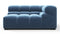 Tufty - Tufty Module, Large Right Corner, Aegean Blue Velvet