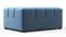 Tufty - Tufty Module, Large Right Corner, Aegean Blue Velvet