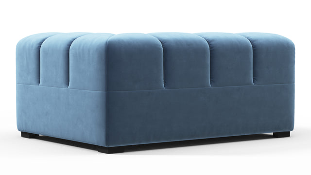 Tufty - Tufty Module, Large Right Corner, Aegean Blue Velvet