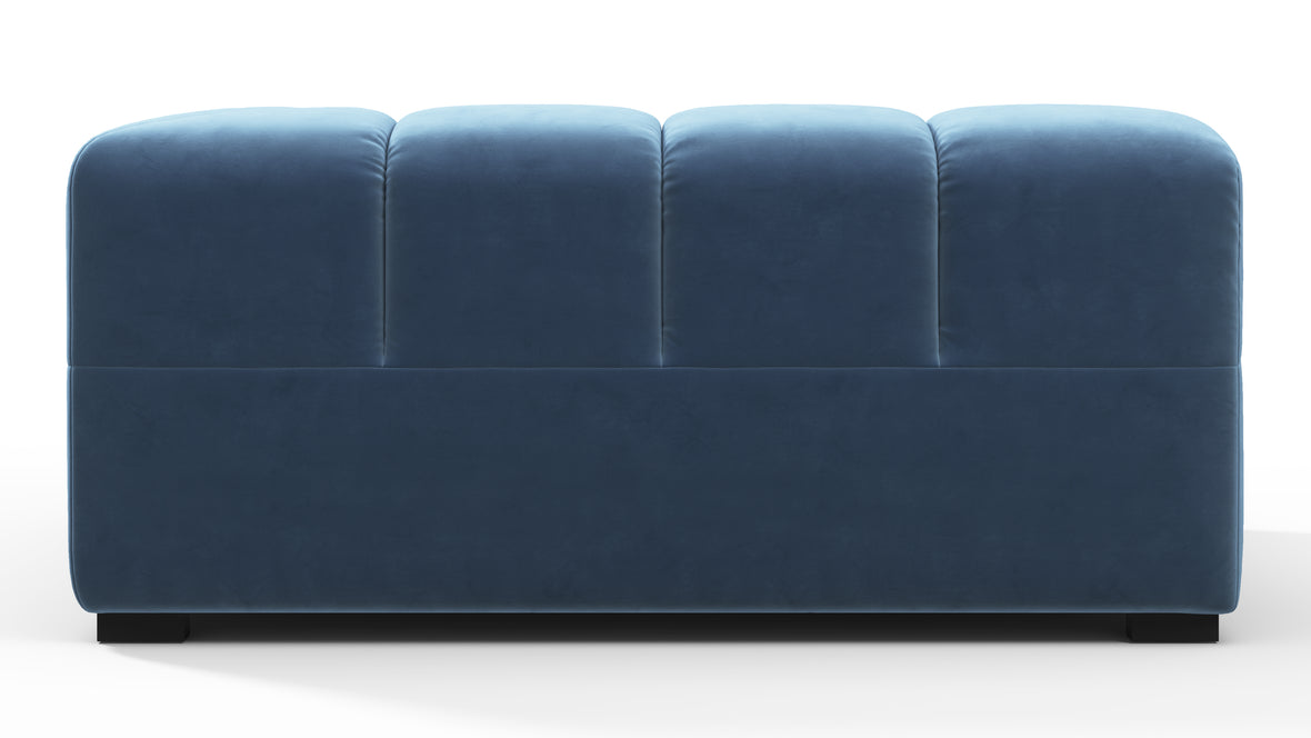 Tufty - Tufty Module, Large Right Corner, Aegean Blue Velvet