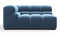 Tufty - Tufty Module, Large Left Corner, Aegean Blue Velvet
