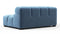 Tufty - Tufty Module, Large Left Corner, Aegean Blue Velvet