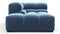 Tufty - Tufty Module, Left Corner Half, Aegean Blue Velvet