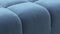 Tufty - Tufty Module, Right Corner Half, Aegean Blue Velvet