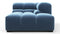 Tufty - Tufty Module, Right Corner Half, Aegean Blue Velvet