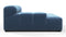 Tufty - Tufty Module, Deep Large Left Arm, Aegean Blue Velvet