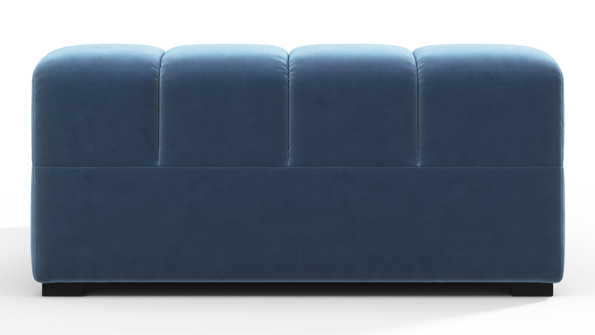 Tufty - Tufty Module, Deep Large Left Arm, Aegean Blue Velvet