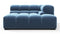 Tufty - Tufty Module, Deep Right Corner Half, Aegean Blue Velvet