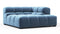 Tufty - Tufty Module, Deep Right Corner Half, Aegean Blue Velvet