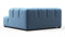 Tufty - Tufty Module, Deep Right Corner Half, Aegean Blue Velvet