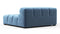Tufty - Tufty Module, Deep Left Corner Half, Aegean Blue Velvet