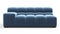 Tufty - Tufty Module, Extra Large Left Arm, Aegean Blue Velvet