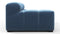 Tufty - Tufty Module, Extra Large Left Arm, Aegean Blue Velvet