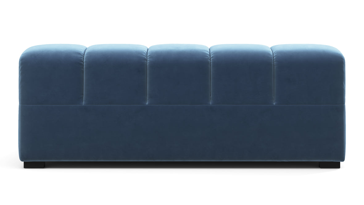Tufty - Tufty Module, Extra Large Left Arm, Aegean Blue Velvet