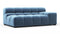 Tufty - Tufty Module, Extra Large Right Arm, Aegean Blue Velvet