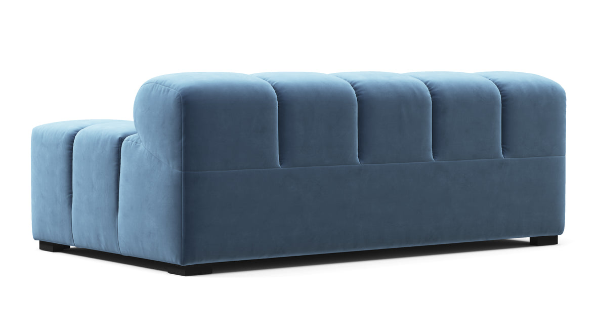 Tufty - Tufty Module, Extra Large Right Arm, Aegean Blue Velvet