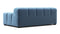 Tufty - Tufty Module, Extra Large Right Arm, Aegean Blue Velvet