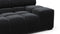 Tufty - Tufty Sectional, Extra Large Right Corner, Black Velvet