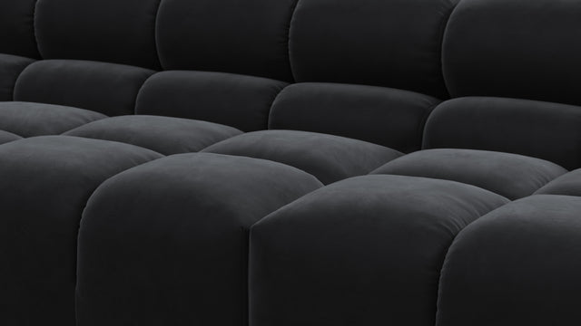Tufty - Tufty Sectional, Extra Large Right Corner, Black Velvet