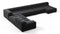 Tufty - Tufty Sectional, Extra Large Left Corner, Black Velvet
