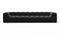 Tufty - Tufty Sectional, Extra Large Sofa, Black Velvet