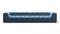 Tufty - Tufty Sectional, Extra Large Sofa, Aegean Blue Velvet
