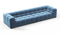 Tufty - Tufty Sectional, Extra Large Sofa, Aegean Blue Velvet