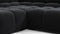 Tufty - Tufty Sectional, Large Left Corner, Black Velvet