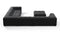 Tufty - Tufty Sectional, Large Right Corner, Black Velvet