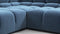 Tufty - Tufty Sectional, Large Left Corner, Aegean Blue Velvet