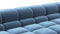 Tufty - Tufty Sectional, Large Left Corner, Aegean Blue Velvet