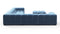 Tufty - Tufty Sectional, Large Left Corner, Aegean Blue Velvet