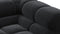 Tufty - Tufty Sectional, Large, Left Chaise, Black Velvet