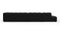 Tufty - Tufty Sectional, Large, Left Chaise, Black Velvet