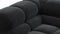 Tufty - Tufty Sectional, Large, Right Chaise, Black Velvet